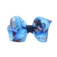 Glace Et De Neige Creative Barrettes Arc Clip Européen Et Américain Princesse Motif Imprimé Petit Arc Barrettes sku image 6