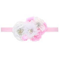 Cloth Fashion Flowers Hair Accessories  (white Pink)  Fashion Jewelry Nhwo0754-white-pink sku image 1