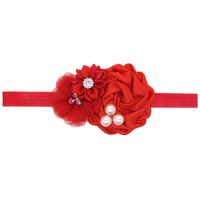 Cloth Fashion Flowers Hair Accessories  (red)  Fashion Jewelry Nhwo0724-red sku image 1