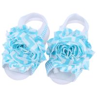 Européen Et Américain En Mousseline De Soie De Tournesol Bébé Pied Fleur Bébé Vague Fleur Dragonne Sangle De Pied Set Photographie Props sku image 3