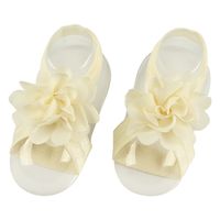 Européen Et Américain Nouveau-né Pied Fleur Mousseline De Soie Fleur Bébé Cheveux Accessoires Pied Bande Mini En Mousseline De Soie En Bas Âge Pied Décoration 16 Couleurs sku image 12