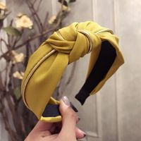 Cloth Korea Bows Hair Accessories  (yellow)  Fashion Jewelry Nhsm0253-yellow sku image 1