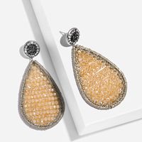 Tendance De La Mode En Forme De Goutte Boucles D'oreilles Femmes Cristal De Bohème Boucles D'oreilles 2022 Croix-frontière Nouveaux Produits Ornements Erp26 sku image 7