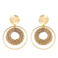 Alloy Fashion Geometric Earring  (erp39 Beige)  Fashion Jewelry Nhas0527-erp39-beige sku image 4