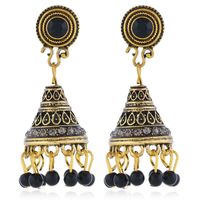 Alloy Bohemia Flowers Earring  (colorful Ancient Alloy)  Fashion Jewelry Nhkq2357-colorful-ancient-alloy sku image 1