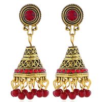 Alloy Bohemia Flowers Earring  (colorful Ancient Alloy)  Fashion Jewelry Nhkq2357-colorful-ancient-alloy sku image 3