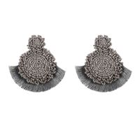 Ins De Mode Même De Mode Accessoires Exquis Simple Tout-match Style National Perle Résine Gland Boucles D'oreilles Spot sku image 10