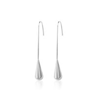 Titanium&stainless Steel Fashion Geometric Earring  (rose Alloy)  Fine Jewelry Nhok0513-rose-alloy sku image 2
