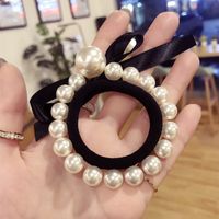 Beads Simple Bows Hair Accessories  (black)  Fashion Jewelry Nhsm0020-black sku image 1