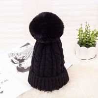 Cloth Korea  Hat  (a-70 Plus Velvet Twist Ball Black)  Fashion Jewelry Nhxb0324-a-70-plus-velvet-twist-ball-black sku image 1