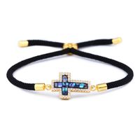 Copper Korea Cross Bracelet  (red Rope Alloy)  Fine Jewelry Nhas0390-red-rope-alloy sku image 2