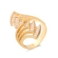 Copper Fashion Geometric Ring  (alloy-7)  Fine Jewelry Nhas0370-alloy-7 sku image 1