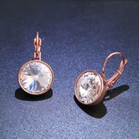 Imitated Crystal&cz Fashion Geometric Earring  (white)  Fashion Jewelry Nhas0268-white sku image 1