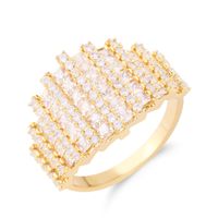 Copper Fashion Geometric Ring  (alloy-7)  Fine Jewelry Nhas0051-alloy-7 sku image 1