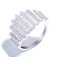 Copper Fashion Geometric Ring  (alloy-7)  Fine Jewelry Nhas0051-alloy-7 sku image 4