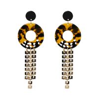 Acrylic Fashion Tassel Earring  (brown)  Fashion Jewelry Nhjj5539-brown sku image 1