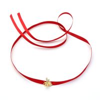 Alloy Korea  Necklace  (red-1)  Fashion Jewelry Nhqd6095-red-1 sku image 1