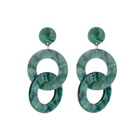 Plastic Vintage Geometric Earring  (green)  Fashion Jewelry Nhll0301-green sku image 7
