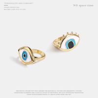 Ins Internet-promi Im Gleichen Stil Dämonen Augen Ring Weibliche Asymmetrische Augen Ring Schmuck Übertrieben Trend Kreative Geschenke sku image 1