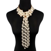 Beads Fashion Tassel Necklace  (red) Nhct0390-red sku image 2