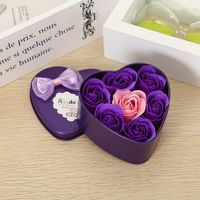 Caja De Hierro En Forma De Corazón Jabón Rosa Regalo De San Valentín sku image 11