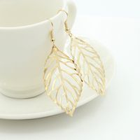 Fashion Leaf Plating Alloy No Inlaid Earrings main image 6