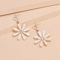 Korean Simple  Fashion S925 Daisy Butterfly Flower Earrings Wholesale Nihaojewelry main image 2
