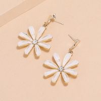 Korean Simple  Fashion S925 Daisy Butterfly Flower Earrings Wholesale Nihaojewelry main image 3