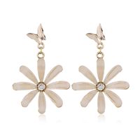 Korean Simple  Fashion S925 Daisy Butterfly Flower Earrings Wholesale Nihaojewelry main image 6