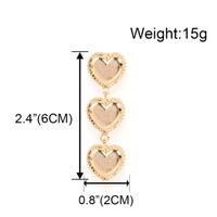 Alloy Love Electroplating Retro Style Gold Earrings Wholesale Nihaojewely main image 6