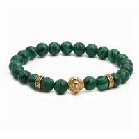 Fashion Jewelry Malachite Turquoise Lion Head Small Waist Beaded Diy Bracelet Set Wholesale Nihaojewelry main image 6