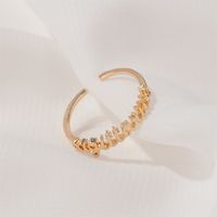 New  Fashion  Letter   Open Index Finger Single Ring  Personality Simple Twelve Constellation Ring sku image 11