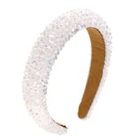 Baroque Simple  Six-color Glass Beads Big Beads Sponge Headband sku image 5