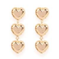 Alloy Love Electroplating Retro Style Gold Earrings Wholesale Nihaojewely sku image 1