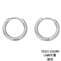 Fashion Simple Gold-plated 316l Titanium Steel Earrings Wholesale Nihaojewelry sku image 1