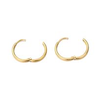 Fashion Simple Gold-plated 316l Titanium Steel Earrings Wholesale Nihaojewelry sku image 3
