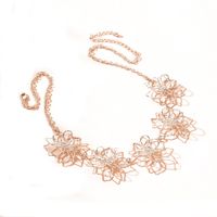 Fashion Flower Alloy Plating Women's Necklace main image 6