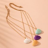Hot-selling Bohemian Style Colorful Necklace Ocean Shell Necklace Necklace Wholesale Nihaojewelry main image 3
