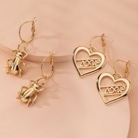 Metallic Cricket Love Earrings Fashion Exaggerated Earrings Wholesale Nihaojewelry main image 1