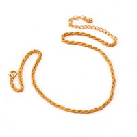 New Trend Street Style Decoration Hip Hop Twisted Rope Twist Necklace Wholesale Nihaojewelry main image 6