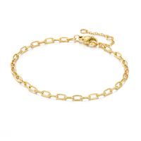 New Fashion Gold-plated Bracelet 316l Titanium Steel Chain Bracelet Wholesale Nihaojewelry main image 2
