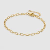 New Fashion Gold-plated Bracelet 316l Titanium Steel Chain Bracelet Wholesale Nihaojewelry main image 4
