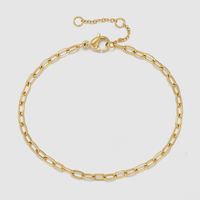 New Fashion Gold-plated Bracelet 316l Titanium Steel Chain Bracelet Wholesale Nihaojewelry main image 5