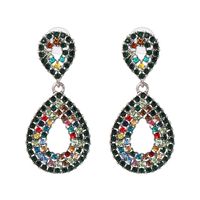 Imitated Crystal&cz Vintage Geometric Earring  (color) Nhjj5434-color sku image 1