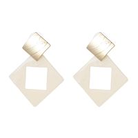 Plastic Fashion Geometric Earring  (red) Nhjj5423-red sku image 1