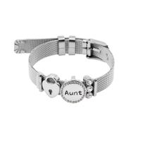 Titanium&stainless Steel Fashion Geometric Bracelet  (alloy Mother) Nhhn0393-alloy-mother sku image 4