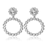 Alloy Simple Geometric Earring  (alloy Model With Rhinestones) Nhxr2691-alloy-model-with-rhinestones sku image 1