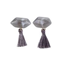 Acrylic Vintage Tassel Earring  (white) Nhll0245-white sku image 1