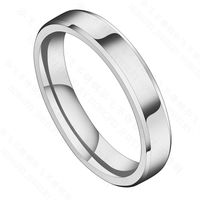 Titanium&stainless Steel Simple Geometric Ring  (black-5) Nhhf1239-black-5 sku image 2