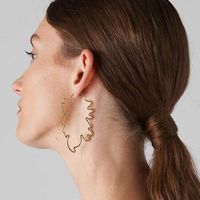 Simple Style Geometric Alloy Earrings sku image 1